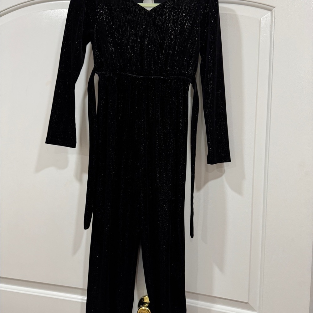 Three Hearts Shimmering Black Jumpsuit